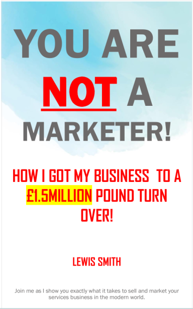 You  are NOT A Marketer 